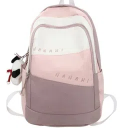 WALSON Women Colourblocked Medium Backpack-image-5