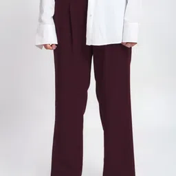 SVKETAIL Women Relaxed Pleated Trousers-image-73
