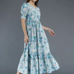 SupBir Women Dyed Maternity Anarkali Kurta image 4