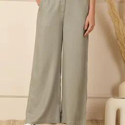 FFU Women Relaxed Loose Fit Trousers-image-8