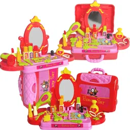 techhark Beauty Set Toy For Girls With Best Make Up Kit Cosmetic Fashion Kit For Girls image 3