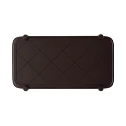 Wow craft Brown Textured Rectangle Coffee Table image 5