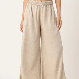 Molcha Women Flared Palazzos-picture-27