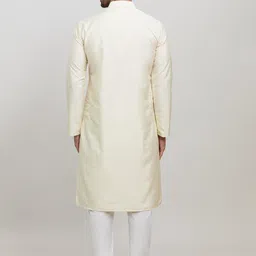 Arihant Rai Sinha Mandarin Collar Straight Kurta With Churidar image 5