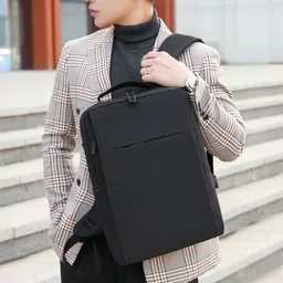 StyleCast Men Solid Padded Medium Backpack image 3