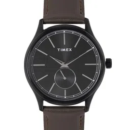 Timex Men Leather Straps Analogue Watch TWTG65SMU26 image 1