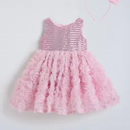 Hopscotch Embellished Fit & Flare Dress-picture-13