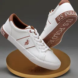 U.S. Polo Assn. Women Women Perforations PU Sneakers-picture-37