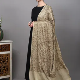 Exotic India Women Paisley Embroidered Shawl image 2