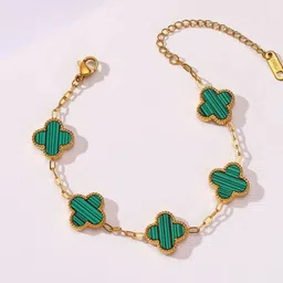 Designs & You Stainless Steel Gold-Plated Link Bracelet image 2