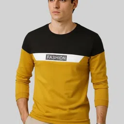 AUTNA Men Typography Printed Round Neck Cotton T-shirt-image-31