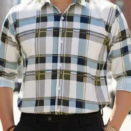 HERE&NOW Men Standard Checked Casual Shirt image 2