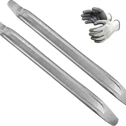 epitech mart 2Pc 12inch Tyre Lever Chrome finish for Truck, Car, Bike Tube Tyre Puncture Tubed Tyre Puncture Repair Kit-picture-18