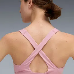 Puma Cloudspun Lightly Padded Workout Training Bra With All Day Comfort image 2