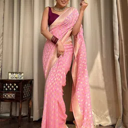 AMRUTKALA SAREES Woven Design Banarasi Saree-image-87