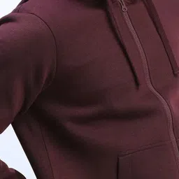 Mast & Harbour Men Anti Odour Fit Hooded Front-Open Sweatshirt image 5