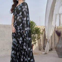 PAYAL CREATION Floral ArtSilk Bandhani Saree-image-59