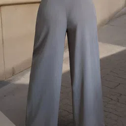 StyleCast x Revolte Women Loose Fit Mid-Rise Trousers image 3