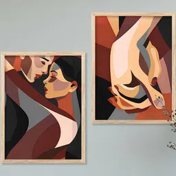 WALLLANE Brown Wood Wall Art-picture-36