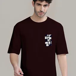 Kushi Flyer Men Naruto Graphic Printed Round Neck Relaxed Fit T-shirt-picture-45