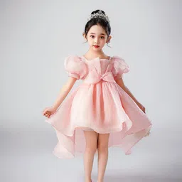 JC SPARKLE Girls Flutter Sleeve A-Line Mini Dress-image-21