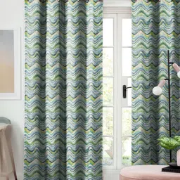 CASABLEU Set of 2 Dexter Matty Room Darkening Long Door Curtain-picture-37