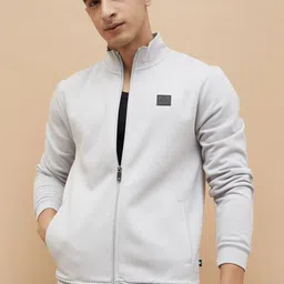 Kappa Men Solid Mock Collar Sweatshirt-image-6