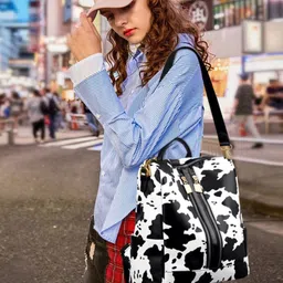 corsica DressBerry PU Structured Shoulder Bag image 5