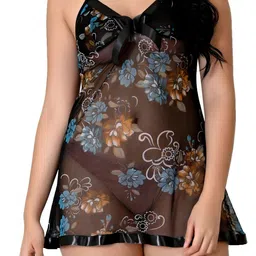 chia fashions Net Printed Baby Doll image 5