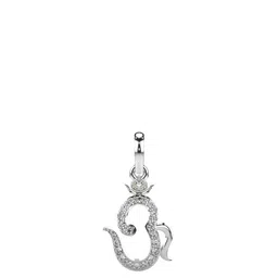 VALANOVA 14K White Gold Plated 0.21Ct Lab Grown Diamond Pendant-image-8