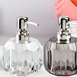 Kookee Grey & Transparent 2 Pieces Soap Dispenser 200ml Each-picture-12