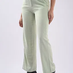 Kraus Jeans Women Loose Fit High-Rise Regular Trousers image 2