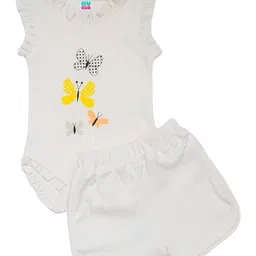 LUV-DUB Kids Printed Round Neck Pure Cotton T-shirt With Shorts-picture-22