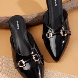 DressBerry Women Mules with Bows Flats image 4