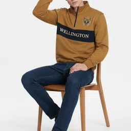 Octave Men Colourblocked Sweatshirt image 4