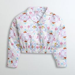 Tiny Girl Conversational Printed Shirt Style Top-picture-23