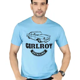NOBLE HUSTLE Men Graphic Printed Round Neck Cotton T-shirt-picture-21