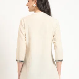 KALINI Embroidered Cotton Top image 4