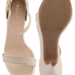 Rocia Women Embellished Open Toe Stiletto Heel Sandals image 3