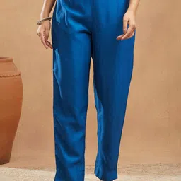 Fabindia Women Regular Fit Mid-Rise Ethnic Trousers-image-62