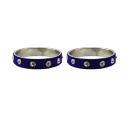 Vidhya Kangan Women Blue Bangle image 1