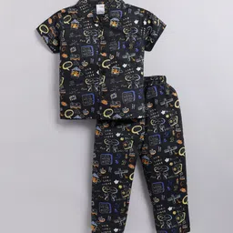 NAUTI KIDZ Boys Printed Pure Cotton Night suit-picture-17