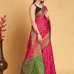 Moda Rapido Woven Design Silk Blend Designer Banarasi Saree image 5