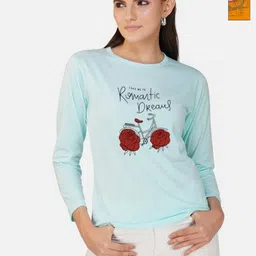 Metronaut Women 2 Printed Bio Finish Applique T-shirt-image-58