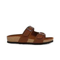 Mast & Harbour Women Open Toe Flats with Buckles image 2
