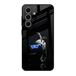 QRIOH Car In Dark Printed Sleek & Lightweight Silicone Samsung Galaxy S24 FE 5G Back Case-picture-22