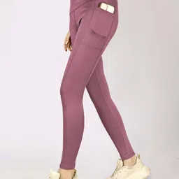 nexsus apparels Solid Women Pink Tights image 3