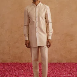 Denis Parkar Embroidered Indowestern Sherwani Set image 2