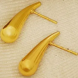 Beenth & Doneth 18K Gold Plated Tear drop Earrings image 4