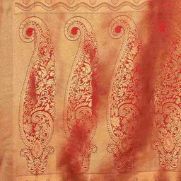 KSALIYA Red Art Silk Sarees image 2